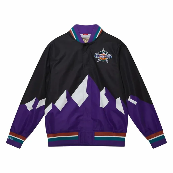 Men039s Jackets and Outerwear Mitchell and Ness Just Don Utah Jazz Warm Up Jacket NBA All Star 199394 Men039s Jackets and Outerwear Mitchell and Ness Just Don Utah Jazz Warm Up Jacket NBA All Star 199394