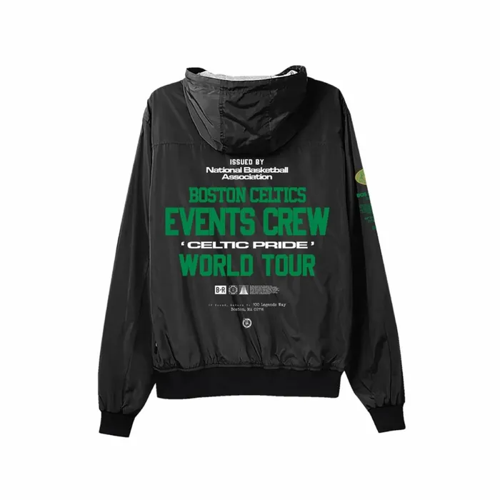 Men039s Jackets and Outerwear Mitchell and Ness MandN X BR Crew Jacket Boston Celtics