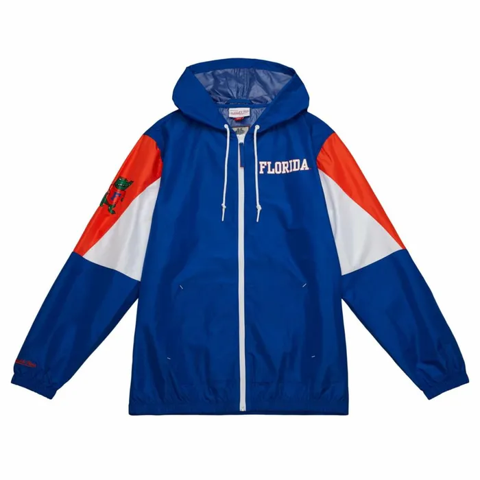 Men039s Jackets and Outerwear Mitchell and Ness Throw It Back Full Zip Windbreaker University Of Florida Men039s Jackets and Outerwear Mitchell and Ness Throw It Back Full Zip Windbreaker University Of Florida