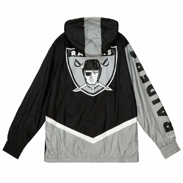 Men039s Jackets and Outerwear Mitchell and Ness Undeniable Full Zip Windbreaker Oakland Raiders Men039s Jackets and Outerwear Mitchell and Ness Undeniable Full Zip Windbreaker Oakland Raiders
