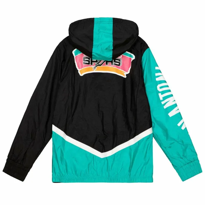 Men039s Jackets and Outerwear Mitchell and Ness Undeniable Full Zip Windbreaker San Antonio Spurs Men039s Jackets and Outerwear Mitchell and Ness Undeniable Full Zip Windbreaker San Antonio Spurs