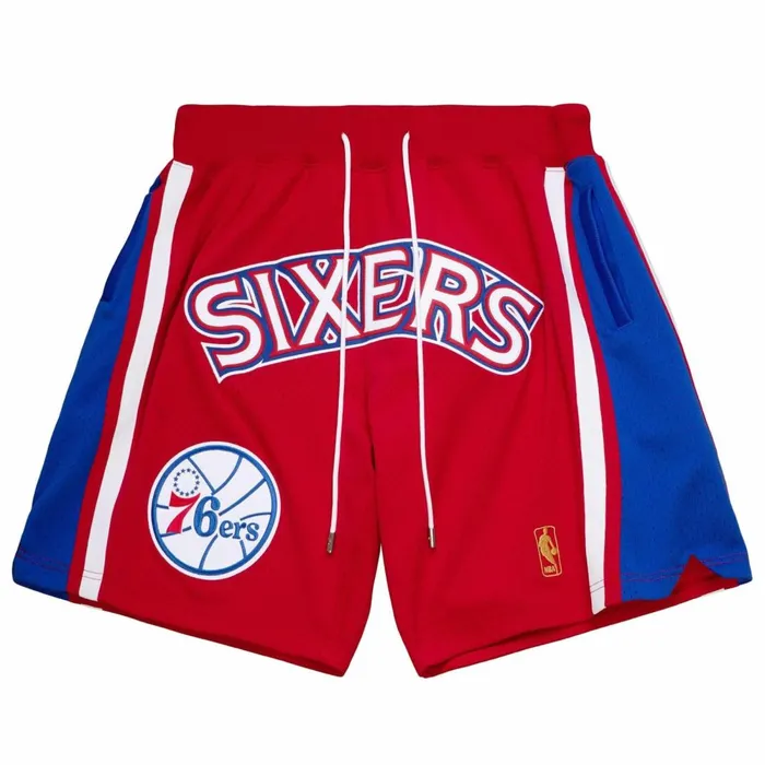 Men039s Just Don Mitchell and Ness Just Don Ninety Six Shorts Philadelphia 76ers 199697 Men039s Just Don Mitchell and Ness Just Don Ninety Six Shorts Philadelphia 76ers 199697