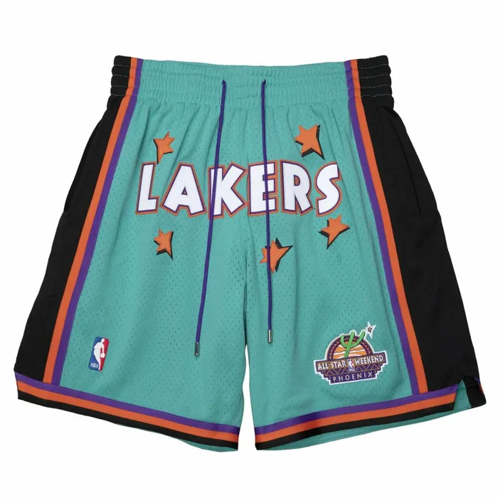 Men039s Just Don Mitchell and Ness Just Don Rookie Shorts Los Angeles Lakers All Star 199596 Men039s Just Don Mitchell and Ness Just Don Rookie Shorts Los Angeles Lakers All Star 199596