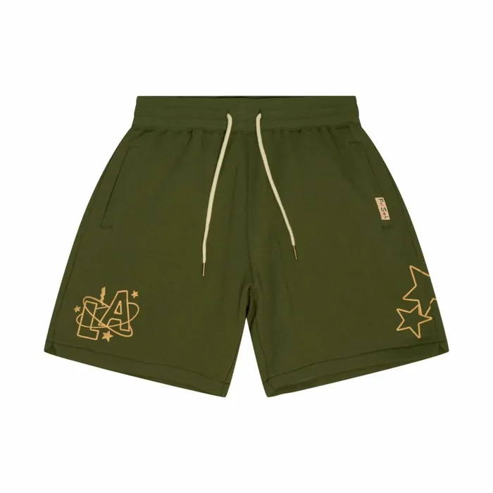 Men039s MandN Brand Mitchell and Ness MandN X Fred Segal LA Stars Fleece Shorts Men039s MandN Brand Mitchell and Ness MandN X Fred Segal LA Stars Fleece Shorts