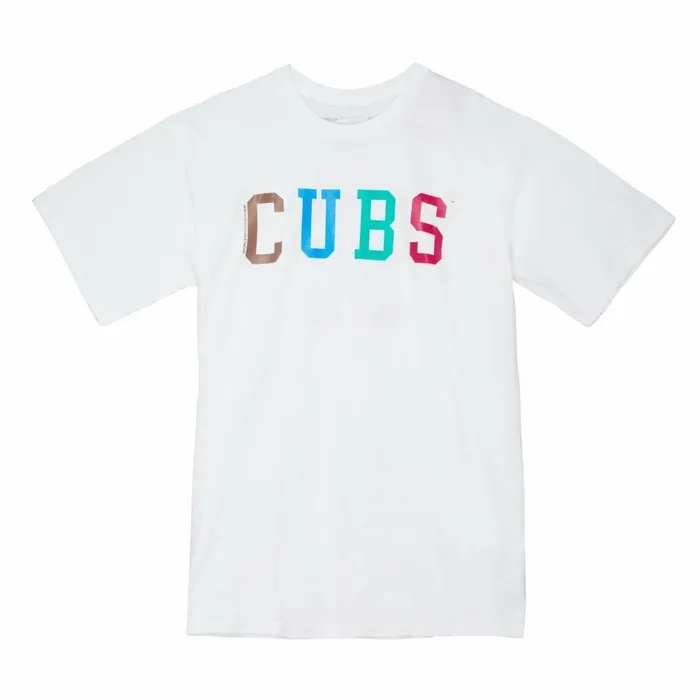 Men039s MLB Mitchell and Ness Complexcon SS Tee Chicago Cubs