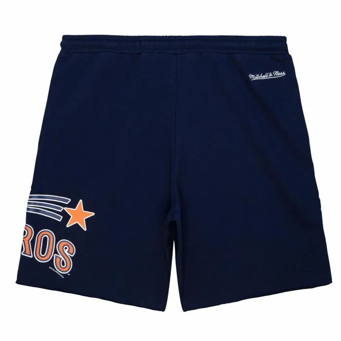 Men039s MLB Mitchell and Ness Game Day FT Shorts Houston Astros Men039s MLB Mitchell and Ness Game Day FT Shorts Houston Astros