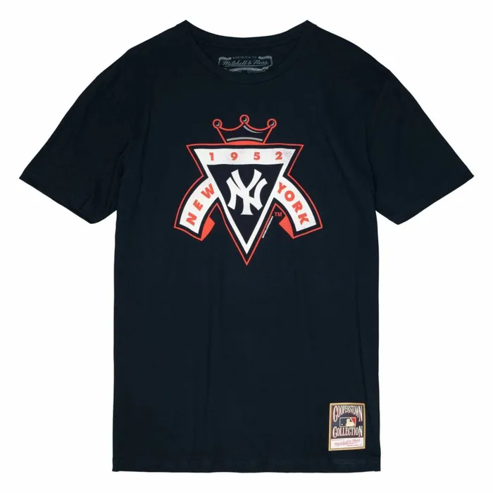 Men039s MLB Mitchell and Ness Kings Of New York Tee New York Yankees 1952