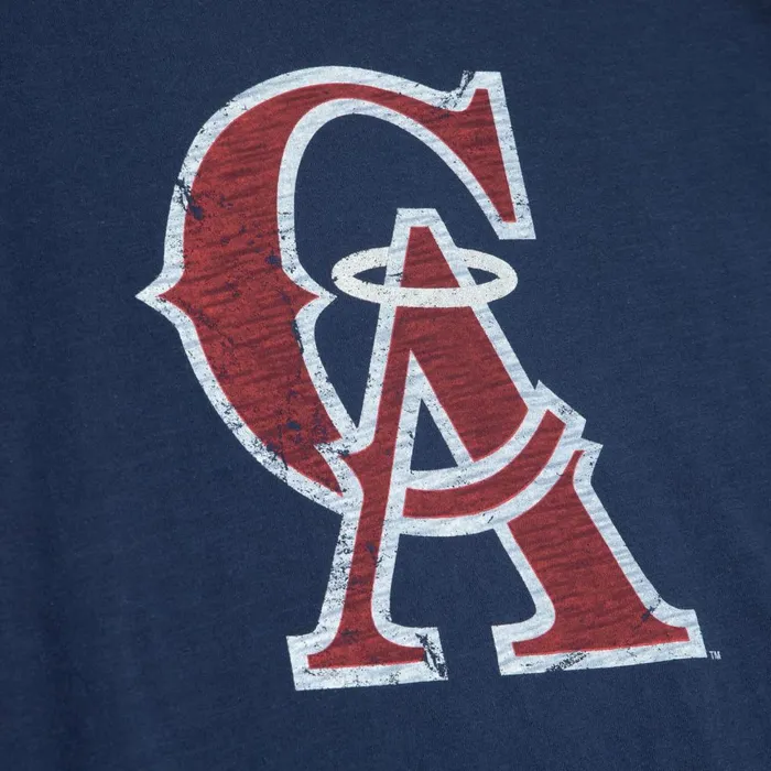 Men039s MLB Mitchell and Ness Legendary Slub SS Tee California Angels Men039s MLB Mitchell and Ness Legendary Slub SS Tee California Angels