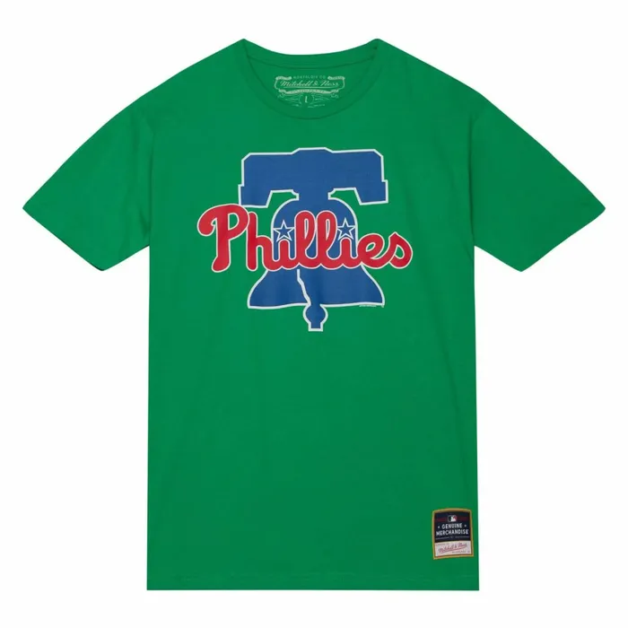 Men039s MLB Mitchell and Ness Lucky Bat Tee Philadelphia Phillies