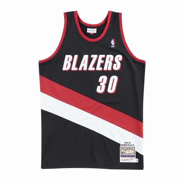 Men039s NBA Authentic Mitchell and Ness Authentic Jersey Portland Trail Blazers Road 199900 Rasheed Wallace Men039s NBA Authentic Mitchell and Ness Authentic Jersey Portland Trail Blazers Road 199900 Rasheed Wallace