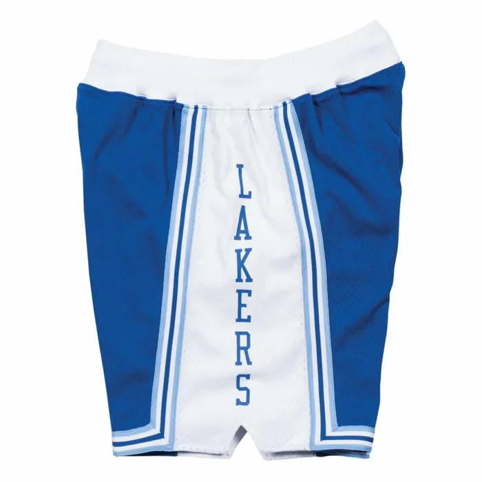 Men039s NBA Authentic Mitchell and Ness Authentic Shorts Los Angeles Lakers Alternate 199697 Men039s NBA Authentic Mitchell and Ness Authentic Shorts Los Angeles Lakers Alternate 199697
