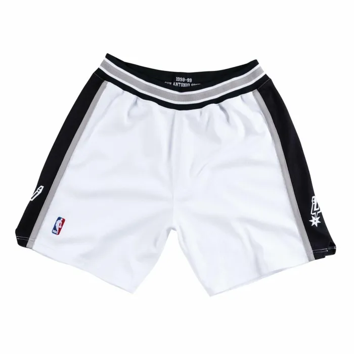 Men039s NBA Authentic Mitchell and Ness Authentic Shorts San Antonio Spurs Home 199899 Men039s NBA Authentic Mitchell and Ness Authentic Shorts San Antonio Spurs Home 199899
