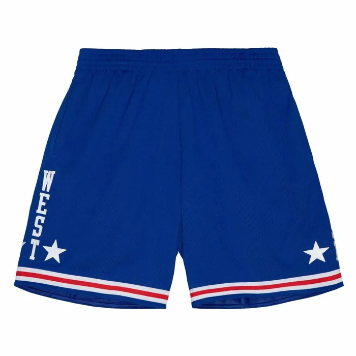 Men039s NBA Swingman Mitchell and Ness Swingman All Star West 198586 Shorts