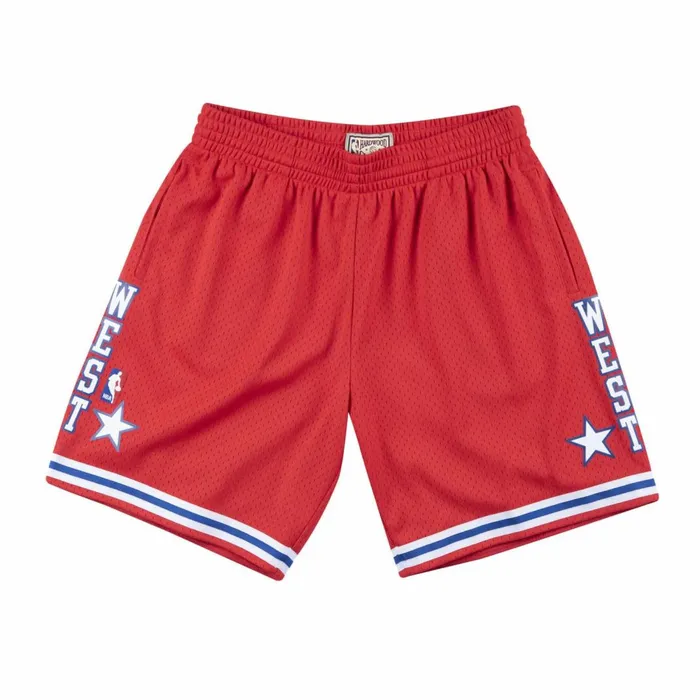 Men039s NBA Swingman Mitchell and Ness Swingman Shorts AllStar West 1988