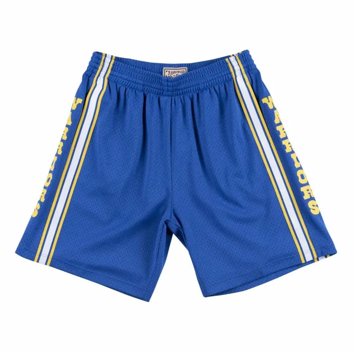 Men039s NBA Swingman Mitchell and Ness Swingman Shorts Golden State Warriors Road 198182 Men039s NBA Swingman Mitchell and Ness Swingman Shorts Golden State Warriors Road 198182