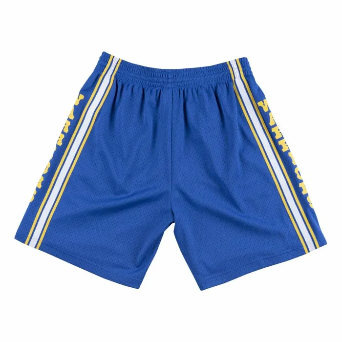 Men039s NBA Swingman Mitchell and Ness Swingman Shorts Golden State Warriors Road 198182 Men039s NBA Swingman Mitchell and Ness Swingman Shorts Golden State Warriors Road 198182