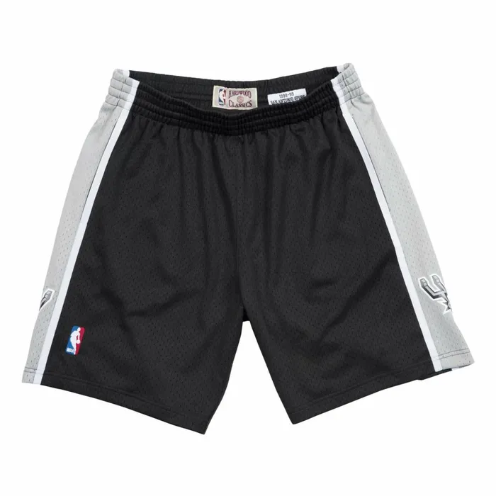 Men039s NBA Swingman Mitchell and Ness Swingman Shorts San Antonio Spurs Road 199899 Men039s NBA Swingman Mitchell and Ness Swingman Shorts San Antonio Spurs Road 199899