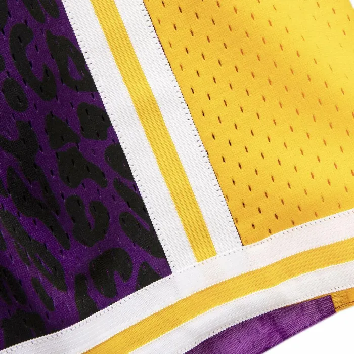 Men039s NBA Swingman Mitchell and Ness Wild Life Swingman Los Angeles Lakers 198485 Shorts Men039s NBA Swingman Mitchell and Ness Wild Life Swingman Los Angeles Lakers 198485 Shorts