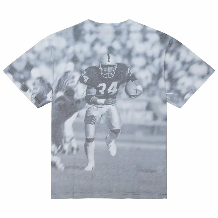 Men039s NFL Mitchell and Ness 4th And Goal Sublimated SS Tee Los Angeles Raiders Bo Jackson Men039s NFL Mitchell and Ness 4th And Goal Sublimated SS Tee Los Angeles Raiders Bo Jackson