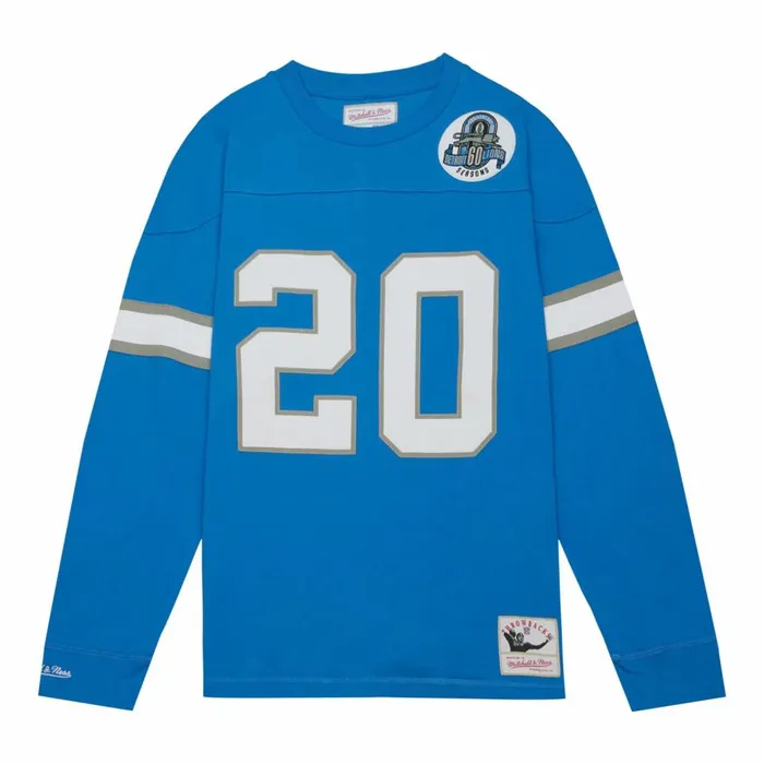 Men039s NFL Mitchell and Ness NandN Longsleeve Tee Detroit Lions 1995 Barry Sanders Men039s NFL Mitchell and Ness NandN Longsleeve Tee Detroit Lions 1995 Barry Sanders