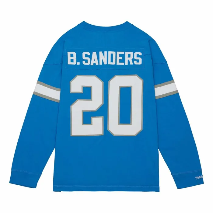 Men039s NFL Mitchell and Ness NandN Longsleeve Tee Detroit Lions 1995 Barry Sanders Men039s NFL Mitchell and Ness NandN Longsleeve Tee Detroit Lions 1995 Barry Sanders
