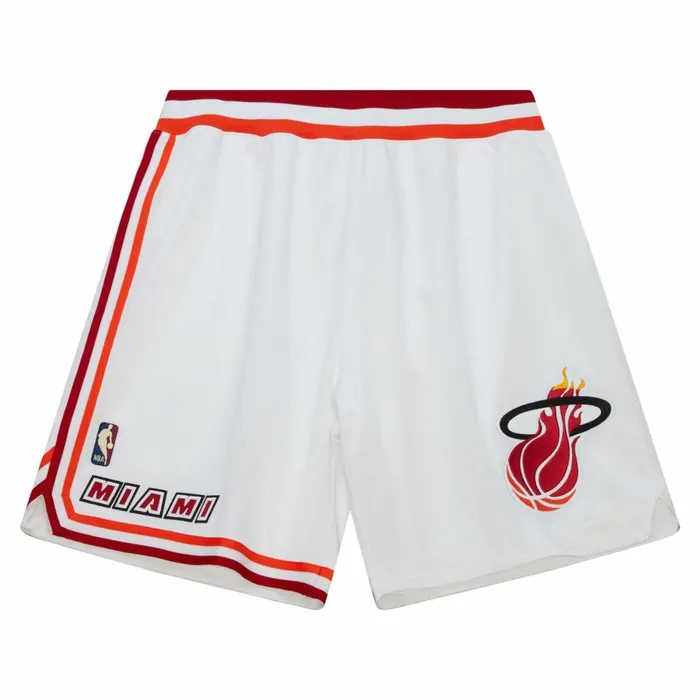 Men039s Shorts Mitchell and Ness Authentic Shorts Miami Heat 200708