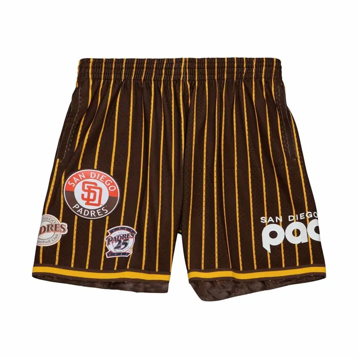 Men039s Shorts Mitchell and Ness City Collection Mesh Shorts San Diego Padres Men039s Shorts Mitchell and Ness City Collection Mesh Shorts San Diego Padres