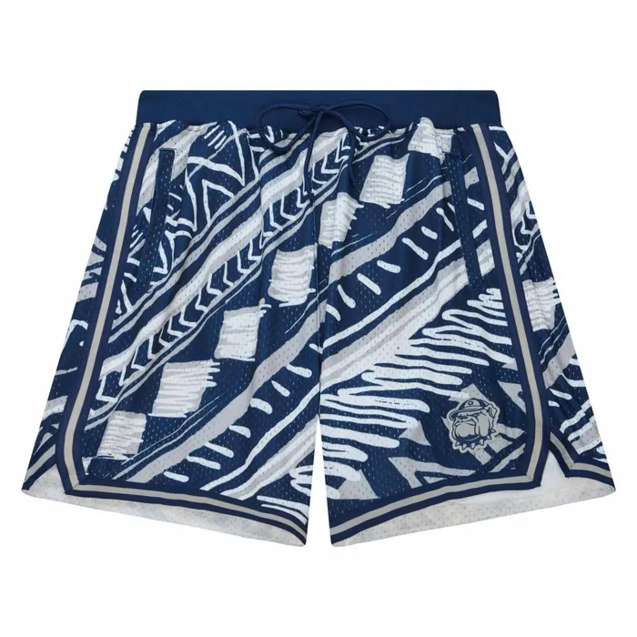 Men039s Shorts Mitchell and Ness Game Day Pattern Short Georgetown University Men039s Shorts Mitchell and Ness Game Day Pattern Short Georgetown University