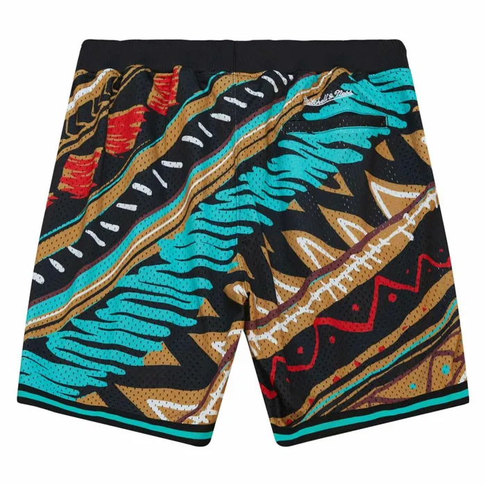 Men039s Shorts Mitchell and Ness Game Day Pattern Short Vancouver Grizzlies Men039s Shorts Mitchell and Ness Game Day Pattern Short Vancouver Grizzlies