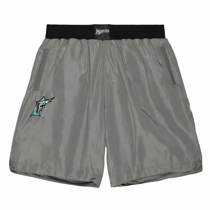 Men039s Shorts Mitchell and Ness Insignia Shorts Florida Marlins