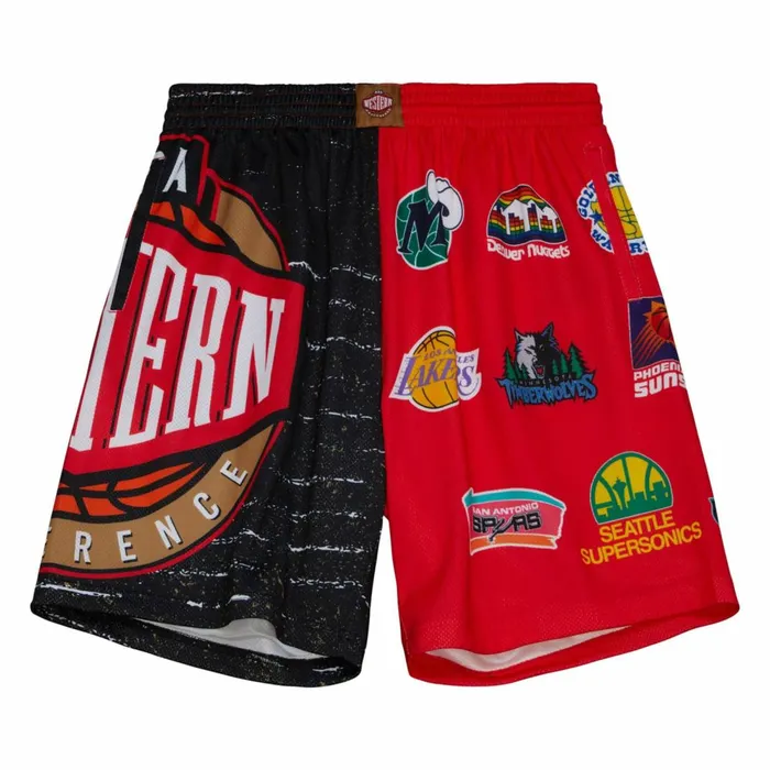 Men039s Shorts Mitchell and Ness Jumbotron 30 Shorts All Star West