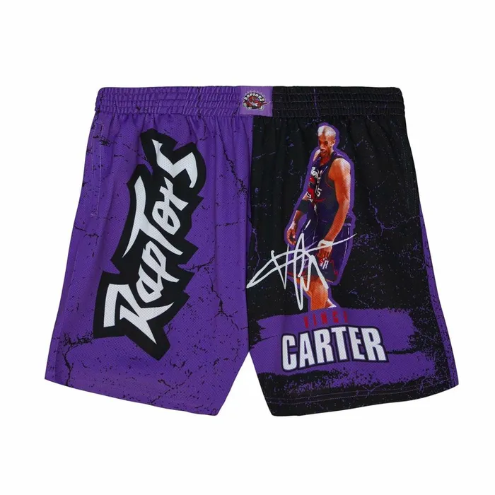 Men039s Shorts Mitchell and Ness Player Burst Mesh Shorts Toronto Raptors Vince Carter Men039s Shorts Mitchell and Ness Player Burst Mesh Shorts Toronto Raptors Vince Carter