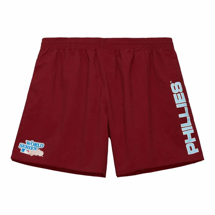 Men039s Shorts Mitchell and Ness Team Heritage Woven Short Philadelphia Phillies Men039s Shorts Mitchell and Ness Team Heritage Woven Short Philadelphia Phillies