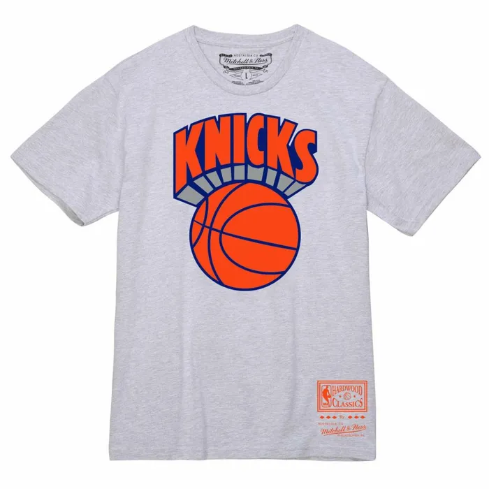 Men039s TShirts and Tops Mitchell and Ness Basic Logo 2 Tee New York Knicks