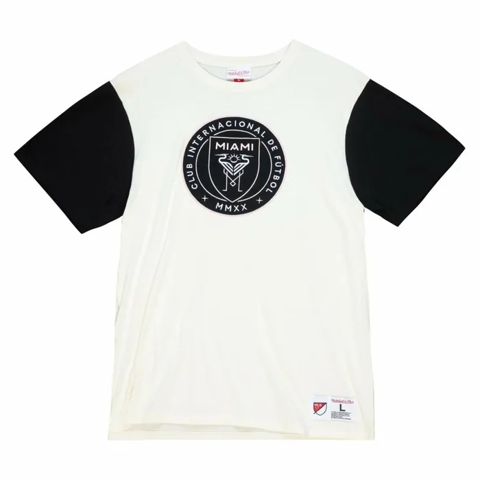 Men039s TShirts and Tops Mitchell and Ness Color Blocked SS Tee Inter Miami CF Men039s TShirts and Tops Mitchell and Ness Color Blocked SS Tee Inter Miami CF