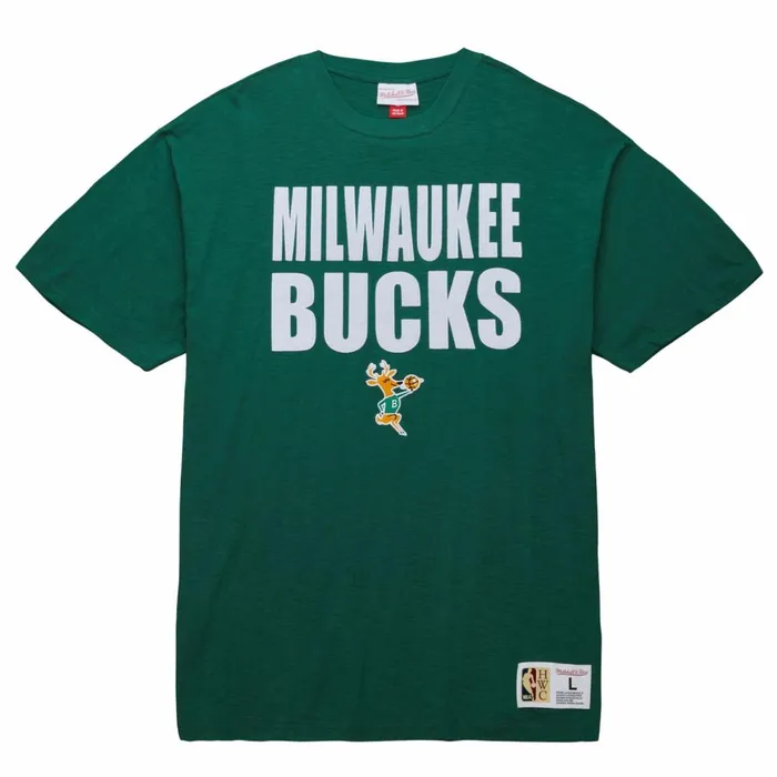 Men039s TShirts and Tops Mitchell and Ness Legendary Slub SS Tee Milwaukee Bucks Men039s TShirts and Tops Mitchell and Ness Legendary Slub SS Tee Milwaukee Bucks