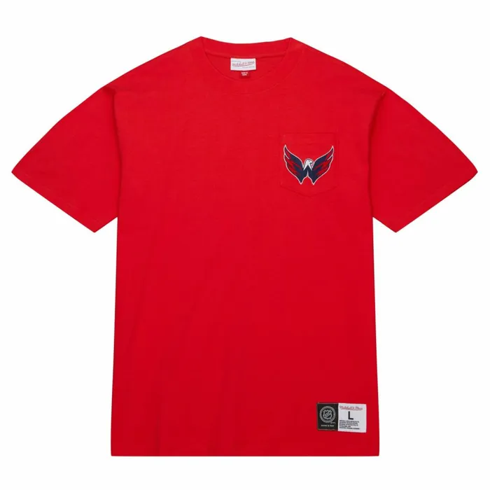 Men039s TShirts and Tops Mitchell and Ness Premium Pocket Tee Washington Capitals Men039s TShirts and Tops Mitchell and Ness Premium Pocket Tee Washington Capitals