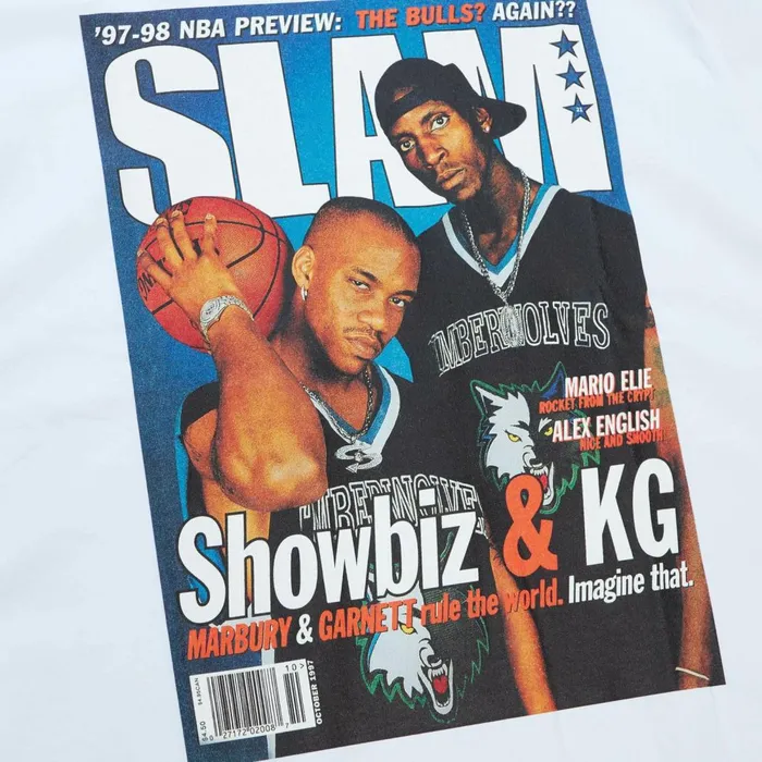 Men039s TShirts and Tops Mitchell and Ness Slam Cover Minnesota Timberwolves Men039s TShirts and Tops Mitchell and Ness Slam Cover Minnesota Timberwolves
