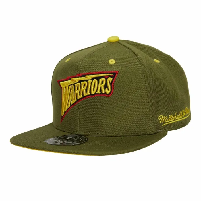 Men039sWomen039s Fitted 163 Styles Mitchell and Ness Dusty Olive Fitted HWC Golden State Warriors Men039sWomen039s Fitted 163 Styles Mitchell and Ness Dusty Olive Fitted HWC Golden State Warriors