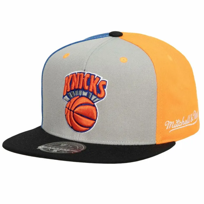 Men039sWomen039s Fitted 163 Styles Mitchell and Ness Tri Cycle Fitted Hat New York Knicks Men039sWomen039s Fitted 163 Styles Mitchell and Ness Tri Cycle Fitted Hat New York Knicks
