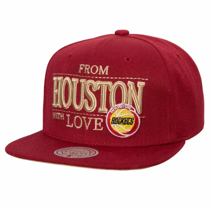 Men039sWomen039s Snapback 1921 Styles Mitchell and Ness With Love Snapback HWC Houston Rockets Men039sWomen039s Snapback 1921 Styles Mitchell and Ness With Love Snapback HWC Houston Rockets
