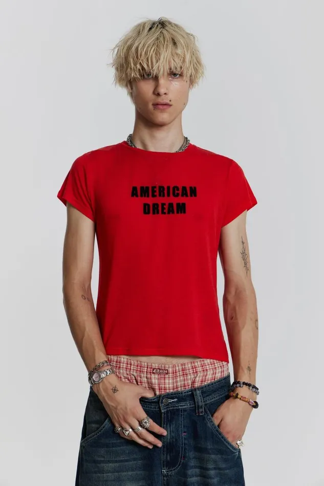 Men American Dream Tshirt Jaded London TShirts and Vests