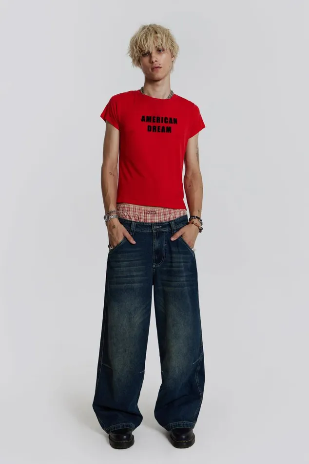 Men American Dream Tshirt Jaded London TShirts and Vests