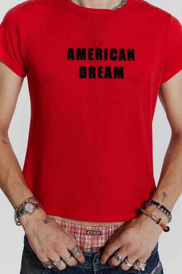 Men American Dream Tshirt Jaded London TShirts and Vests