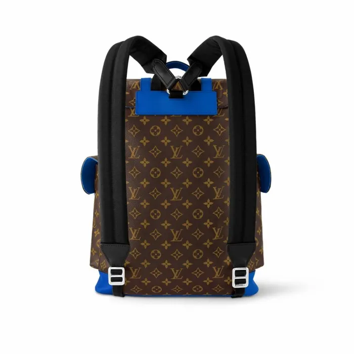Men Bags Louis Vuitton Louis Vuitton Christopher MM M46813 Blue 8211 Louis Vuitton Handbag Store