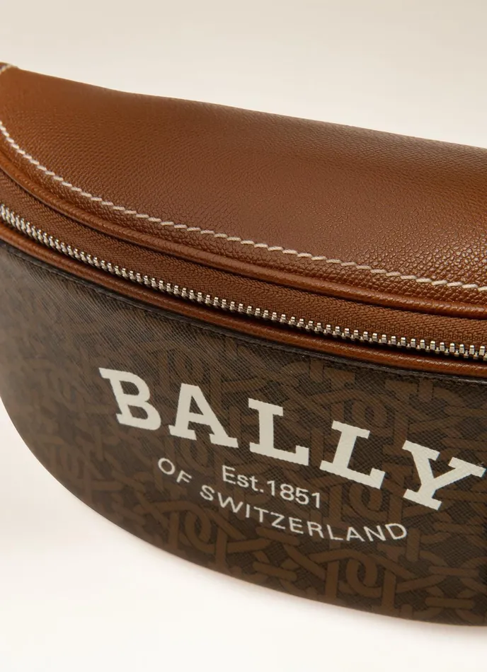 Men Bally Belt Bags Chatey 8211 TPU Bum Bag In Brown