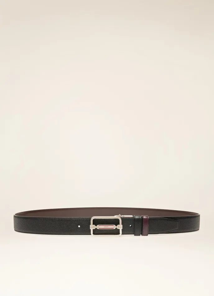 Men Bally Belts Steff 8211 Leather 35mm Belt In Black and Brown