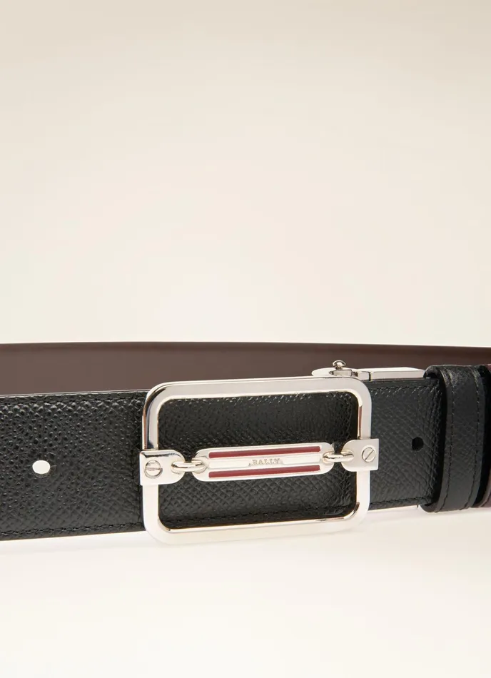 Men Bally Belts Steff 8211 Leather 35mm Belt In Black and Brown