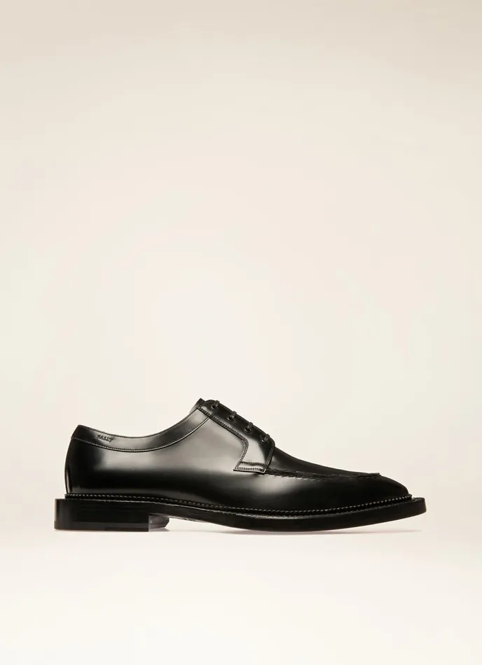 Men Bally LaceUps And Monks Ruben 8211 Leather Derby Shoes In Black