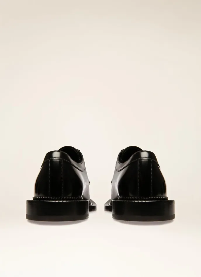 Men Bally LaceUps And Monks Ruben 8211 Leather Derby Shoes In Black